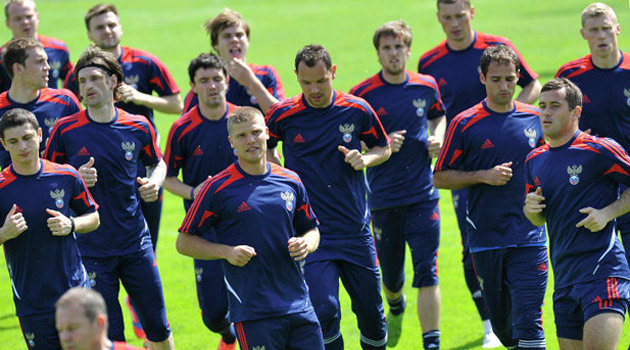 Rus milliler Euro-2012 öncesi kampa girdi