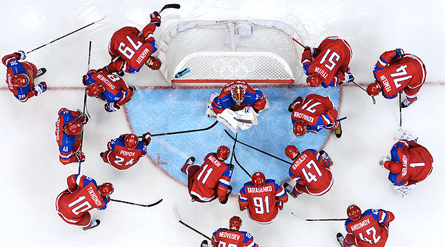 Norveç’i eleyen Rusya Hokey Milli Takımı çeyrek finalde