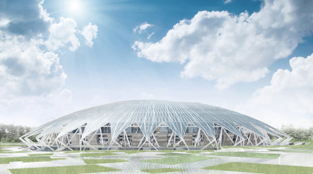 Dünya Kupası için Samara’da yapılacak stadyuma Putin'den tam not
