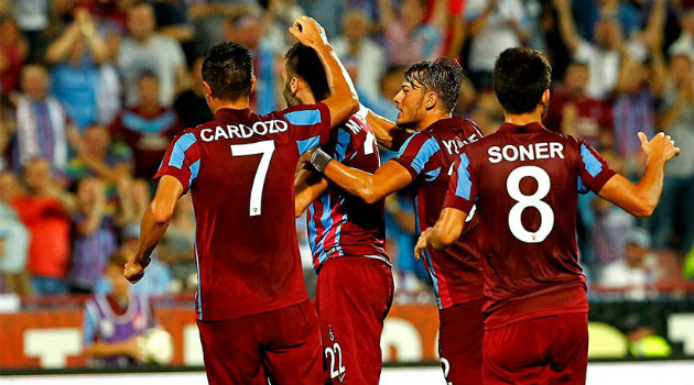 Trabzonspor, Avrupa Ligi play off turunda Rostov karşısında avantaj yakaladı
