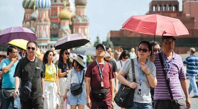 2023'te Rusya'ya turist akışı 3,5 kat arttı